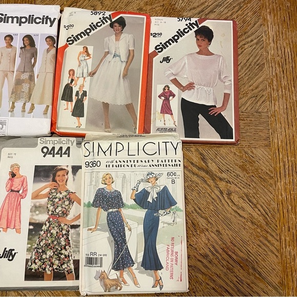 Lot Of 10 Vintage Sewing Patterns Simplicity And Simplicity Home - Picture 3 of 8